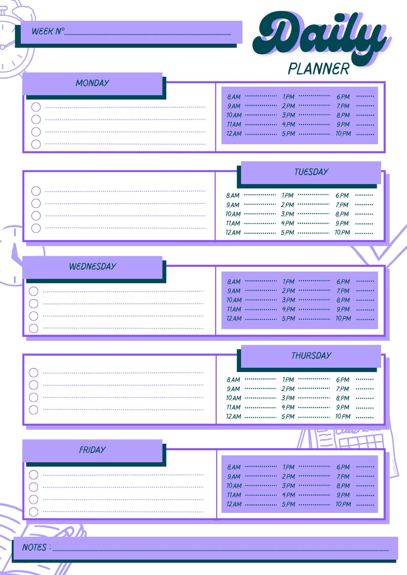 Daily PLANNER
